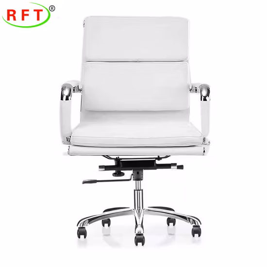 Chaise de bureau ergonomique de luxe en cuir à dossier haut, patron ergonomique, gestionnaire d'ordinateur