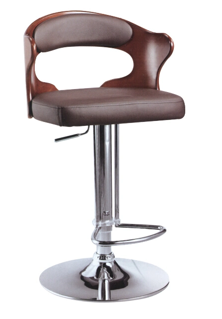 (SZ-BCP98) New Design Wooden and Leather Leisure Bar Chair Bar Salon Stool