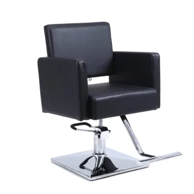 Chaise de barbier de beauté de Salon de coiffure moderne de meubles Vintage de haute qualité avec pédale
