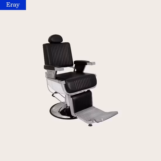 Chaise de barbier de beauté de Salon de coiffure moderne de meubles Vintage de haute qualité avec pédale