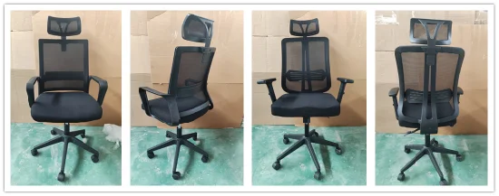 Chine Whosales moderne confortable chaise pivotante en tissu haut dossier maille ergonomique exécutif tournant conférence/chaise de bureau prix pour le bureau à domicile/utilisation de réunion